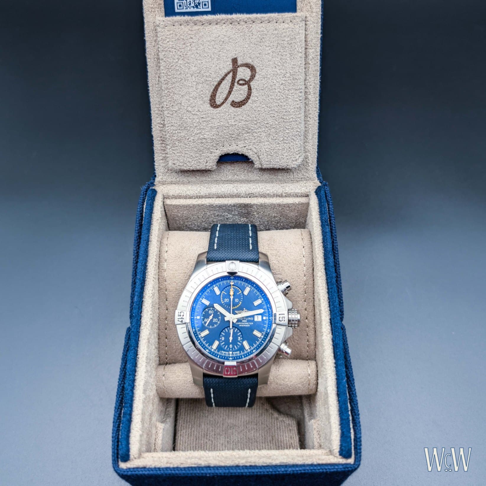 Breitling Avenger 44 Blue Dial Textile