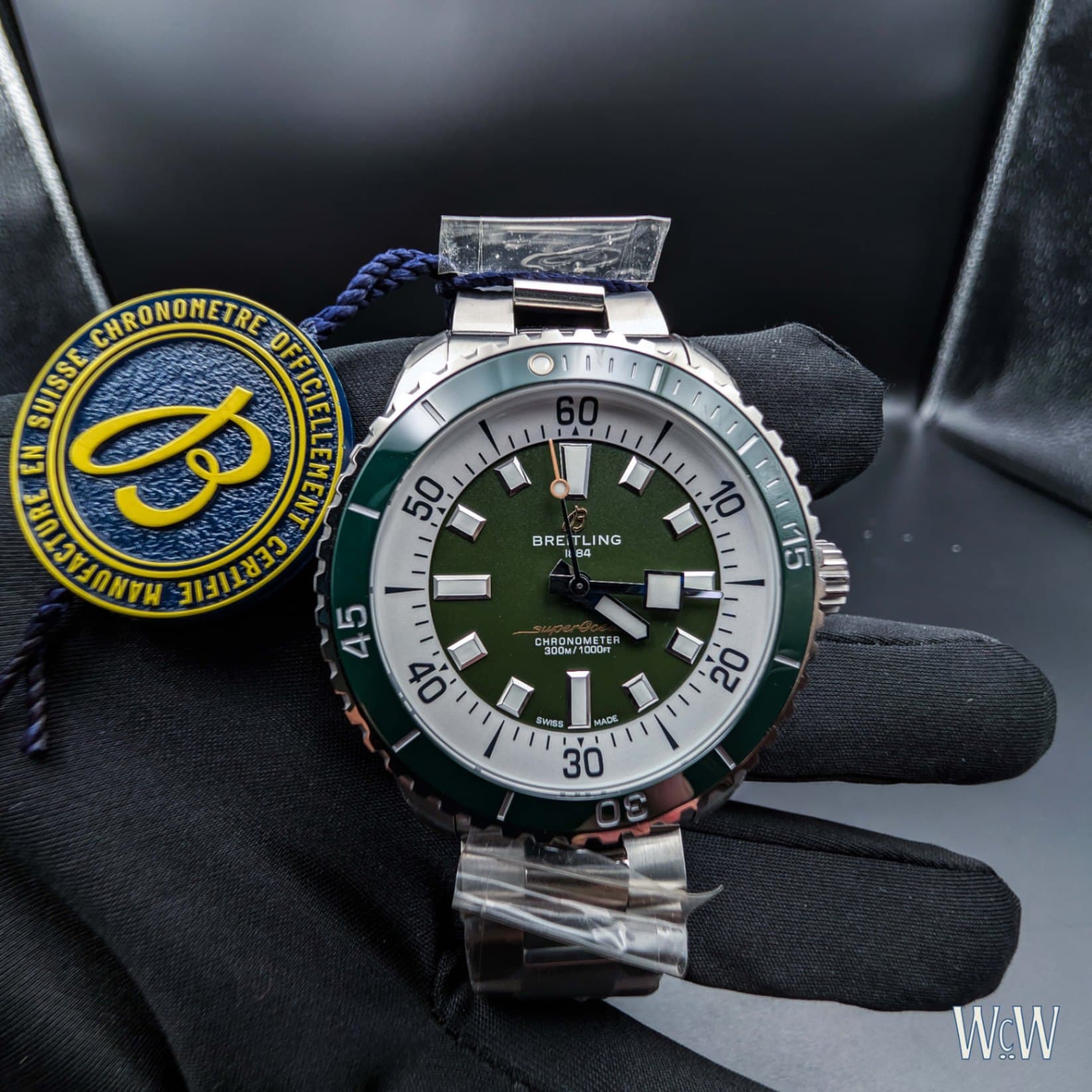 Breitling Superocean Green Dial