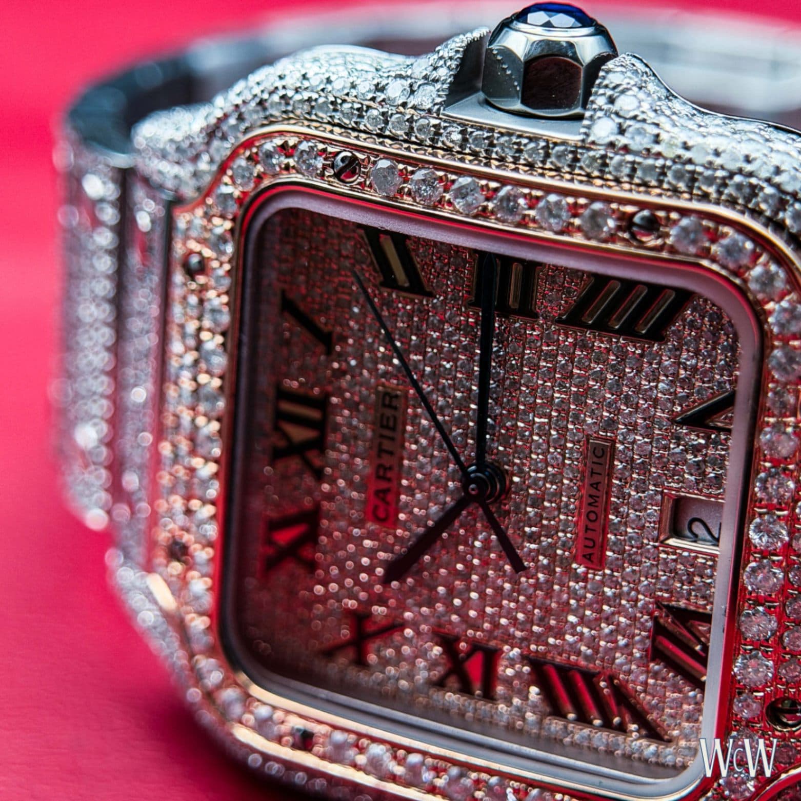 Cartier Santos Large 40mm - Iced