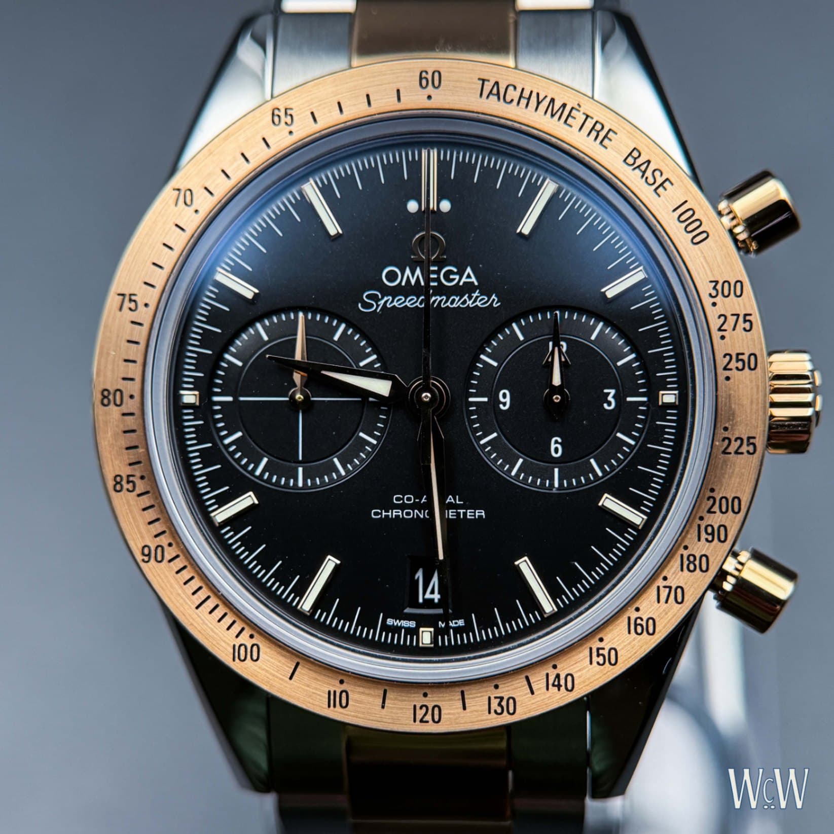 Omega Speedy 57 Two Tone