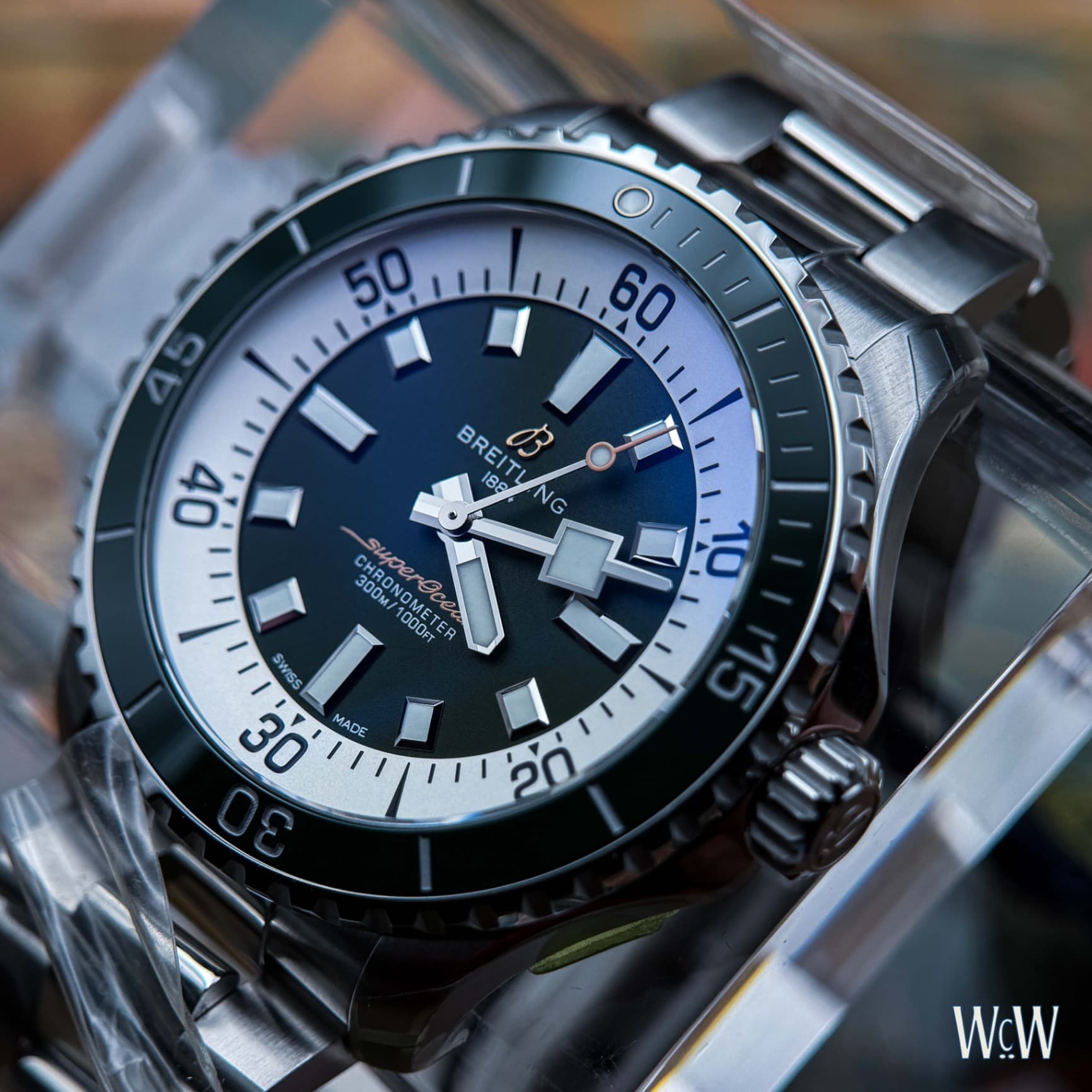 Breitling Superocean Green Dial