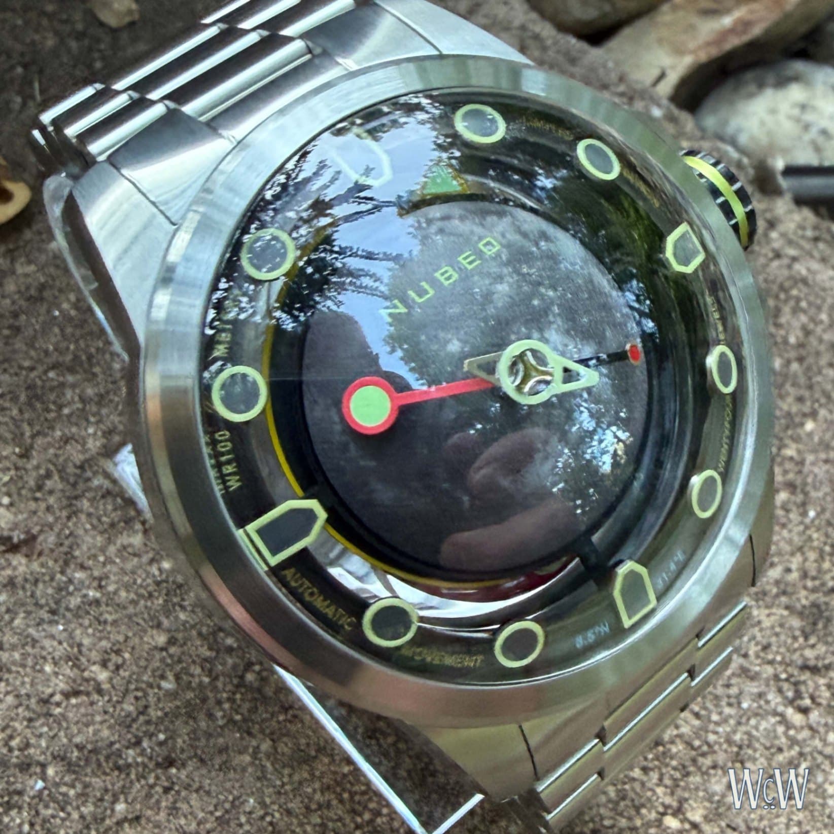 Nubeo Tranquility Automatic Full Moon Steel, detail photograph 3