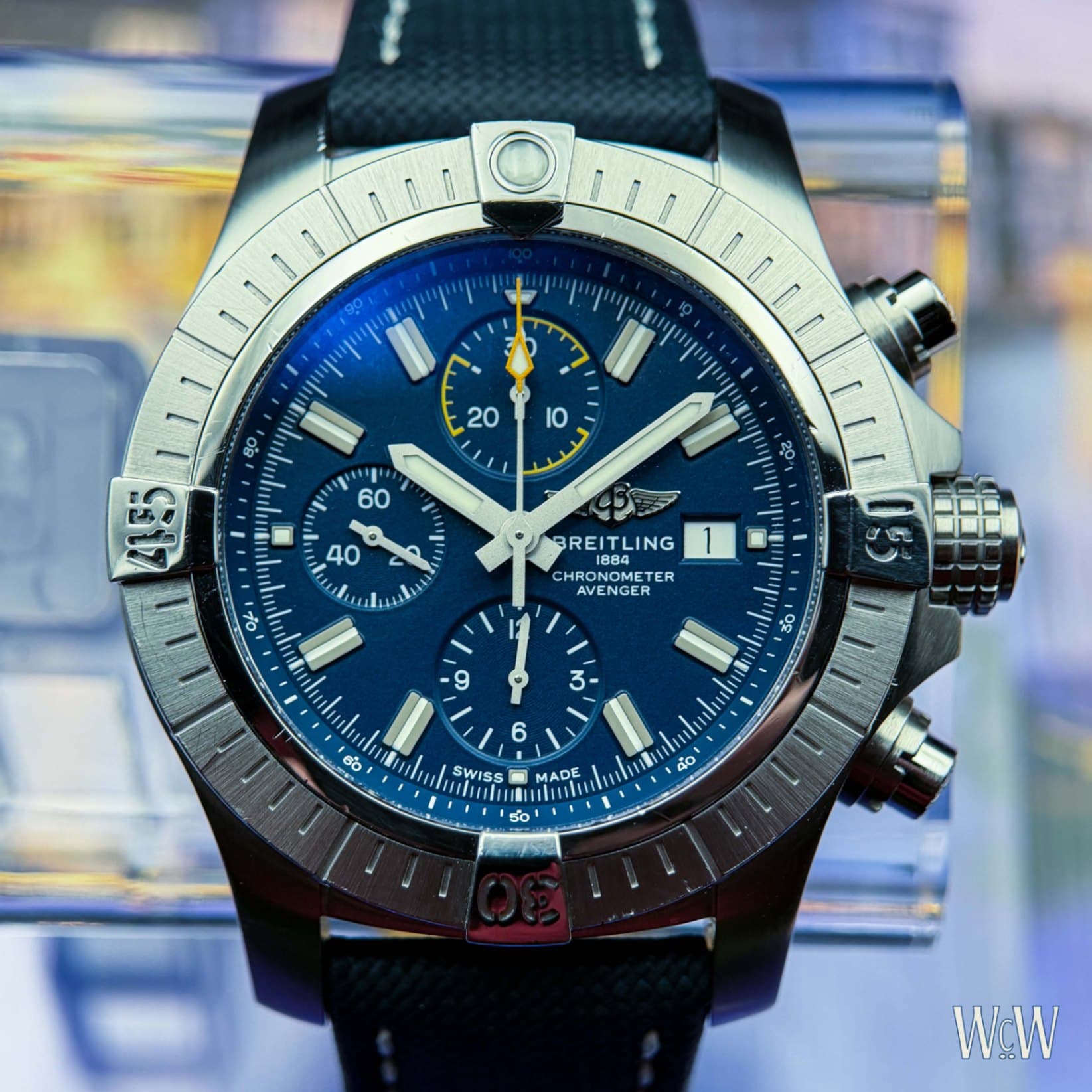 Breitling Avenger 44 Blue Dial Textile